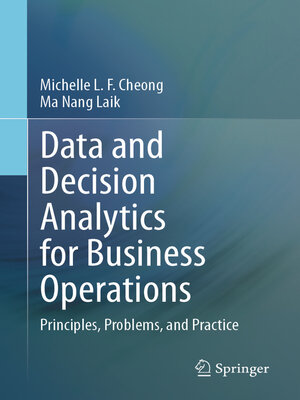 cover image of Data and Decision Analytics for Business Operations